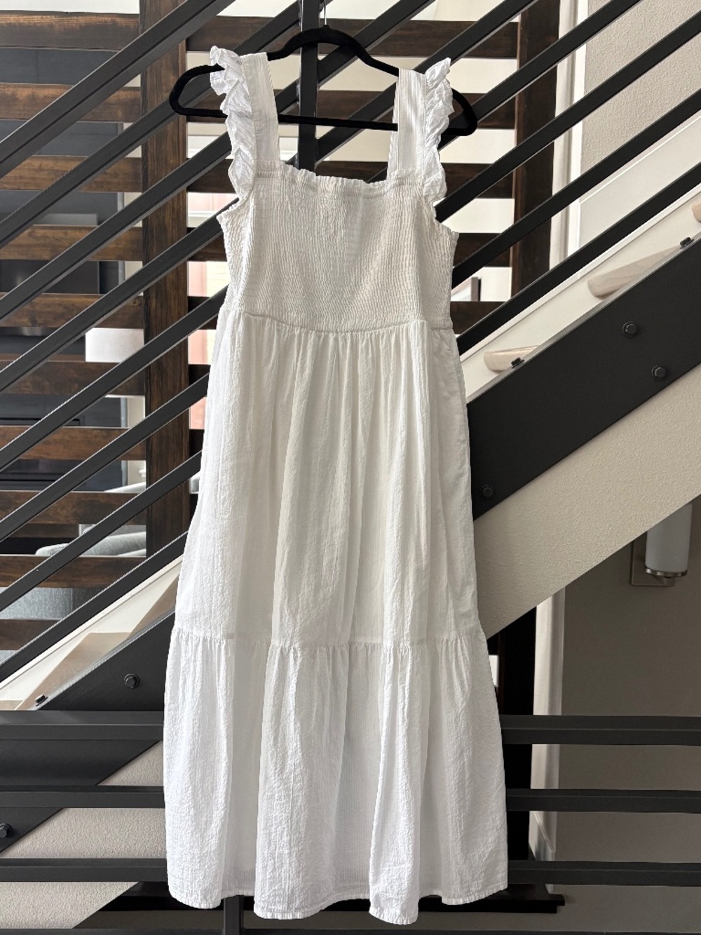 On 34th White Dress